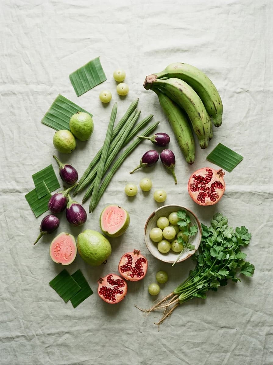 Seasonal harvest and botanical produce